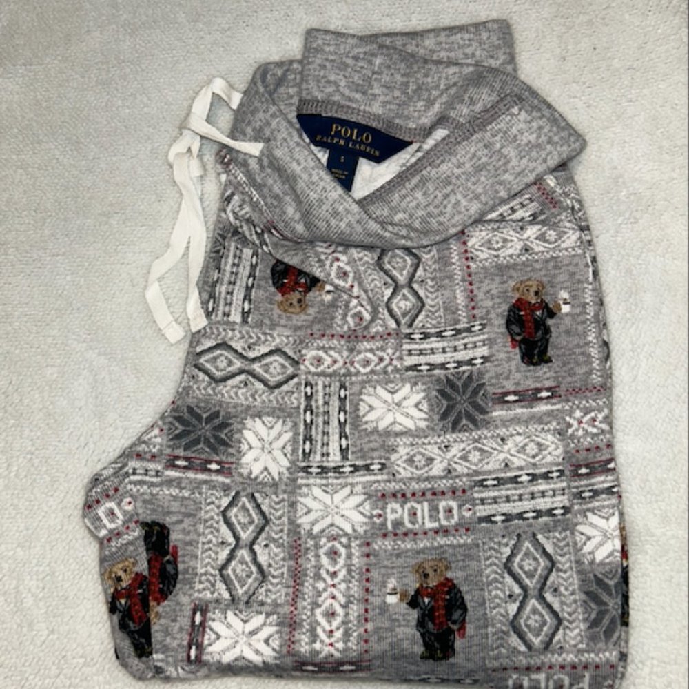 Polo Women's Polo Bear Jogger PJ Pants - size S